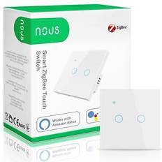Nous Smart zigbee light switch l n/l 2channel 230v