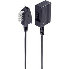 Fax Forbindelsesledning 1x TAE-N-stik 15 m