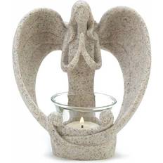 Candlesticks, Candles & Home Fragrances Zingz & Thingz Desert angel praying figurine statue Candle Holder