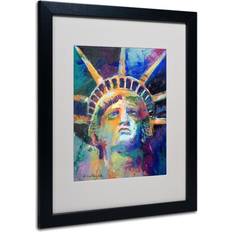 Framed Art Trademark Fine Art 'Statue' Richard Wallich Painting Print on Framed Art