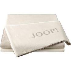 Beige Decken JOOP Wohndecke Uni Doubleface 150x200cm Filz Beige