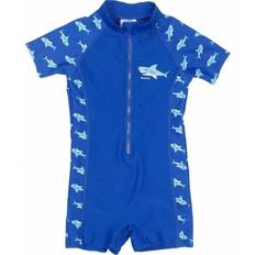 Garçon Salopettes Playshoes Maillot de bain de protection UV enfant - bleu roi