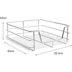Kukoo 5 Paniers Coulissants Pour Placard de Cuisine de 40cm