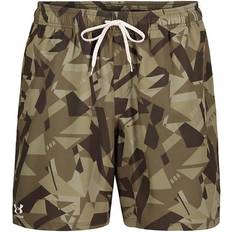 Camouflage - Men Swimwear Under Armour Men's Freedom Star Camo Swim Volley Shorts - Marine OD Green/Fog