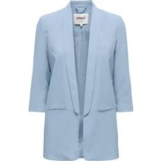 Recyceltes Material Jacketts Only Long Blazer - Blue/Kentucky Blue