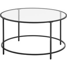 Glas Tische Vasagle Round Couchtisch 84cm