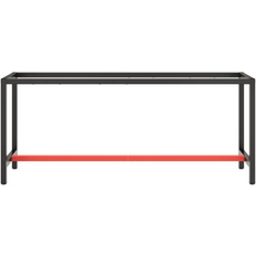 vidaXL Stel metal mat Skrivebord