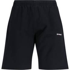 Off-White Shorts Off-White Caravaggio Paint Sweatshort - Black