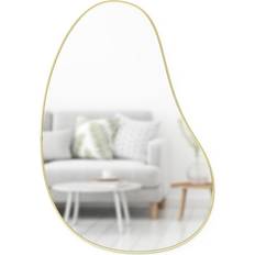 Umbra Hubba Pebble 24x36 Brass Wall Mirror
