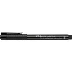 Schwarz Pinselstifte Faber-Castell PITT artist pen schwarz fude medium