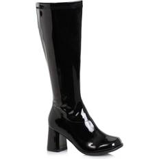 Ellie Shoes Black Wide Width Women's Gogo Boots Black