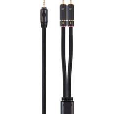 Monoprice 3.5mm to 2-Male RCA Adapter Cable 3 Feet