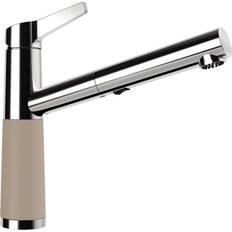 Schock Single Lever Monobloc Tap 17.9 cm Brown, Silver