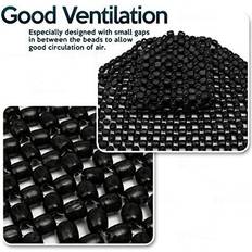 Wood Beaded Seat Cushion 1 Pack Black