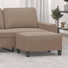 vidaXL 70x55x41 mikrofiberstof Fodskammel