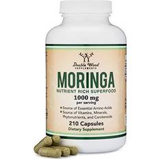 Double Wood Supplements Moringa oleifera powder capsules organic