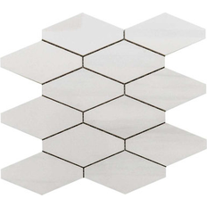 Tiles The Tile Life Stately Elongated Hex 12x12 Porcelain Marble Look Sq