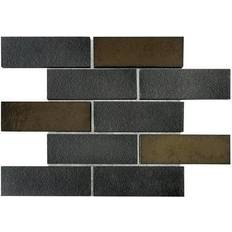 Tiles Lorca 11.18 9.84 Subway Lava Stone Mosaic Floor Wall Tile 9