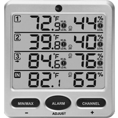 Thermometers, Hygrometers & Barometers Ambient Weather WS-10-X4 Wireless 8-Channel Thermo-Hygrometer Four