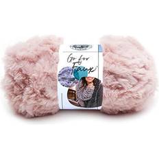 Lion Brand Yarn Go for Faux Yarn Pink Poodle