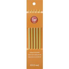 Size 8/5mm Double Point Aluminum Knitting Needles 7"