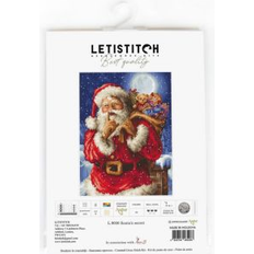 Letistitch Letistitch Santa s Secret Counted Cross-Stitch Kit