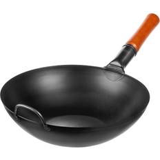 Carbon Steel Wok Pans Carbon Steel Wok Pan 34 cm