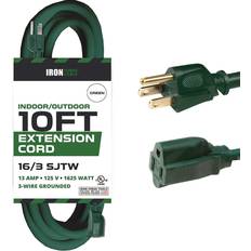 10 ft extension cord 10 ft outdoor extension cord 16/3 durable green cable