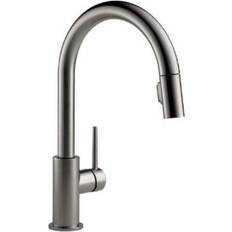 Blue Kitchen Faucets Delta Trinsic Pull Down Single Blue