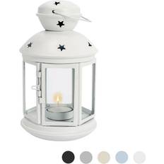 Nicola Spring 20cm Metal Hanging Tealight Lantern Candle Holder