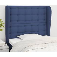 vidaXL Med Kanter Blå 83 x 23 x 118 cm Sänggavel