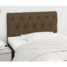 vidaXL Marrone Scuro 80 x 7 x 78/88 cm in Tessuto Testiera