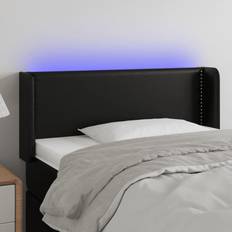 vidaXL med LED-lys Sengegavl