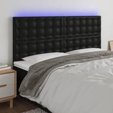 Sängar & Madrasser vidaXL LED konstläder Sänggavel