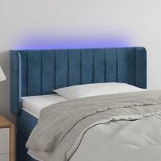vidaXL LED-lys stof Sengegavl