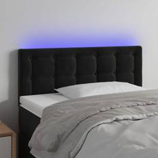 vidaXL LED-lys velour Sengegavl