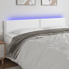 Sängar & Madrasser vidaXL LED konstläder Sänggavel