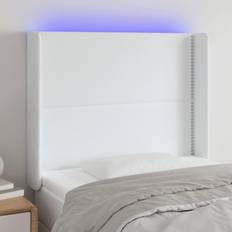 Sängar & Madrasser vidaXL LED konstläder Sänggavel