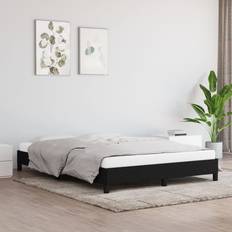 Letti e Materassi vidaXL Giroletto Nero 140x190 cm In Tessuto