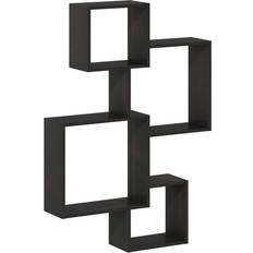 Furinno Wall Shelves Furinno Rossi Interweave Floating Cube Wall Shelf