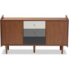 Brown Sideboards Baxton Studio Halden Sideboard