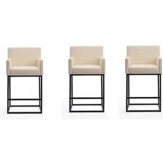 Manhattan Comfort Set of 3 Ambassador Bar Stool