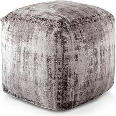 Multicolored Pouffes Hazel Square