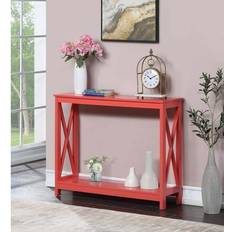 Orange Console Tables Convenience Concepts Oxford Coral Standard Top Console Table