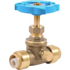 Floor Drains Sharkbite 24634lf push fit stop valve with drain, 1/2-in. quantity 1