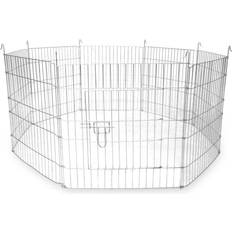 Maison & White Large Outdoor Pet Playpen 8 Panel Enclosure Medium Pets