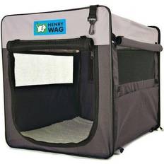 47x36x40cm, Grey/Black Henry Wag Crate
