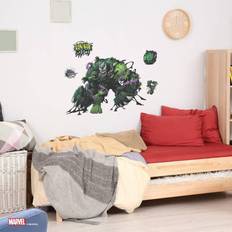 Marvel Kid's Room Marvel Hulk wall decal with bonus 3d action palz