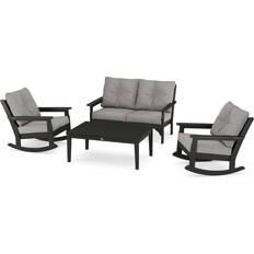 Outdoor Lounge Sets Polywood Vineyard Seating Rocking Outdoor Lounge Set