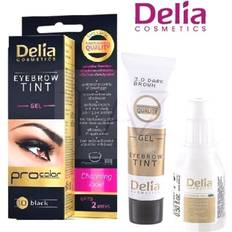 Make-up Delia henna wimpern und augenbrauen gel schwarz graphite dunkelbraun neu